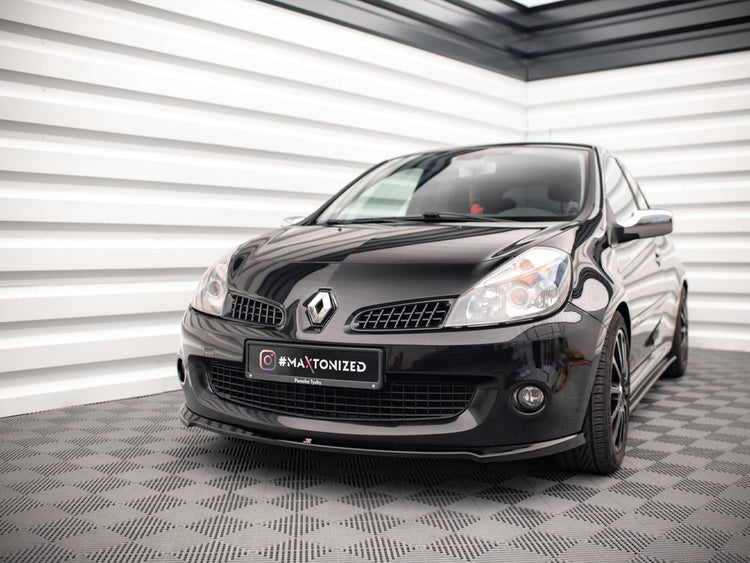 Maxton Design Front Splitter Renault Clio Mk3 Rs (2006-2009) - Wayside Performance 