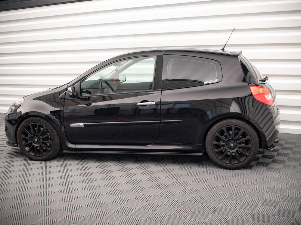 Maxton Design Rear Side Splitters Renault Clio Mk3 Rs (2006-2009) - Wayside Performance 