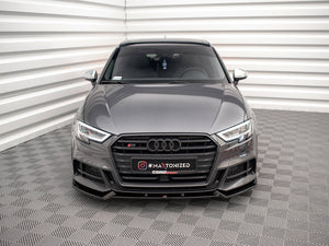 Maxton Design Front Splitter V.1 Audi S3 Sportback 8v Facelift - Wayside Performance 