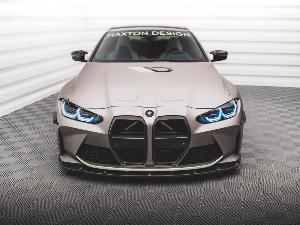 Maxton Design Carbon Fiber Front Splitter V.1 BMW M4 G82/M3 G80 - Wayside Performance 