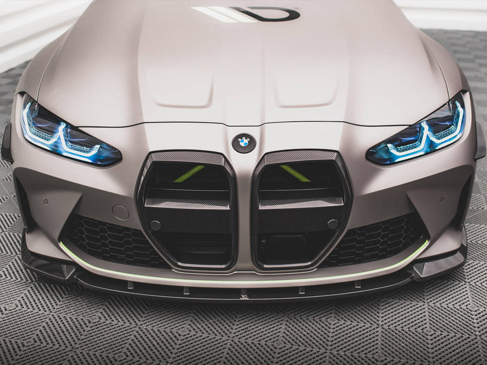 Maxton Design Carbon Fiber Front Splitter V.1 BMW M4 G82/M3 G80 - Wayside Performance 