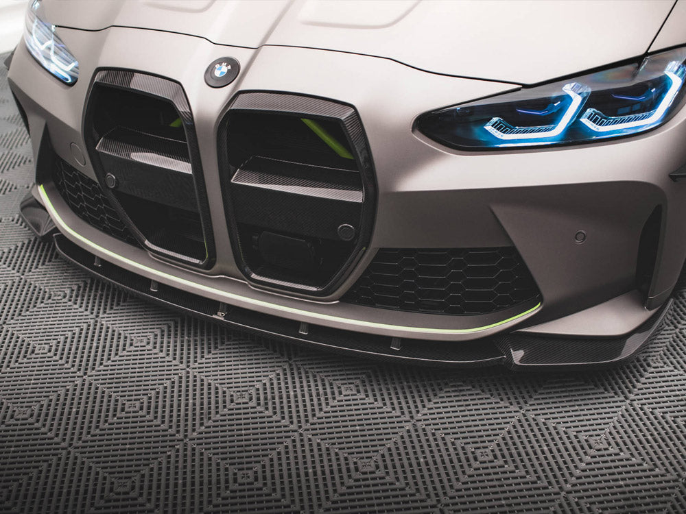 Maxton Design Carbon Fiber Front Splitter V.1 BMW M4 G82/M3 G80 - Wayside Performance 