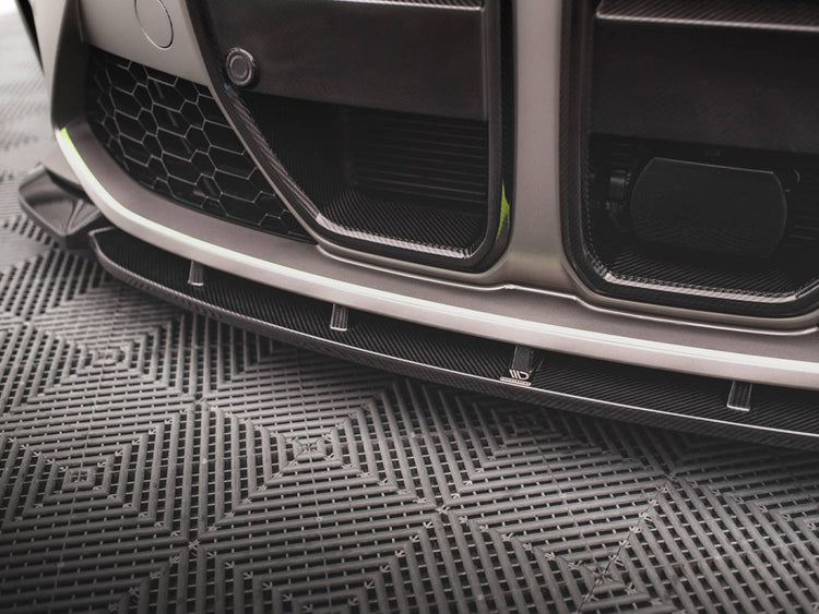 Maxton Design Carbon Fiber Front Splitter V.1 BMW M4 G82/M3 G80 - Wayside Performance 