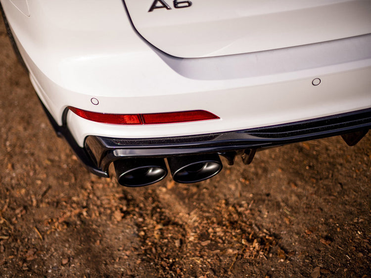 Rear Valance + Exhaust Ends Imitation Audi S6 / A6 S-Line C8 - Wayside Performance 