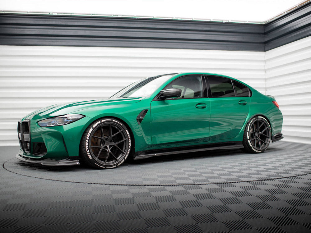 Carbon Fiber Side Skirts Bmw M3 G80 - Wayside Performance 