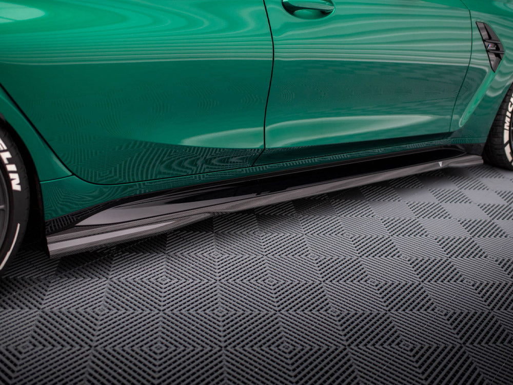 Carbon Fiber Side Skirts Bmw M3 G80 - Wayside Performance 