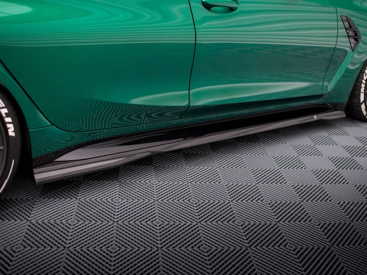 Carbon Fiber Side Skirts Bmw M3 G80 - Wayside Performance 