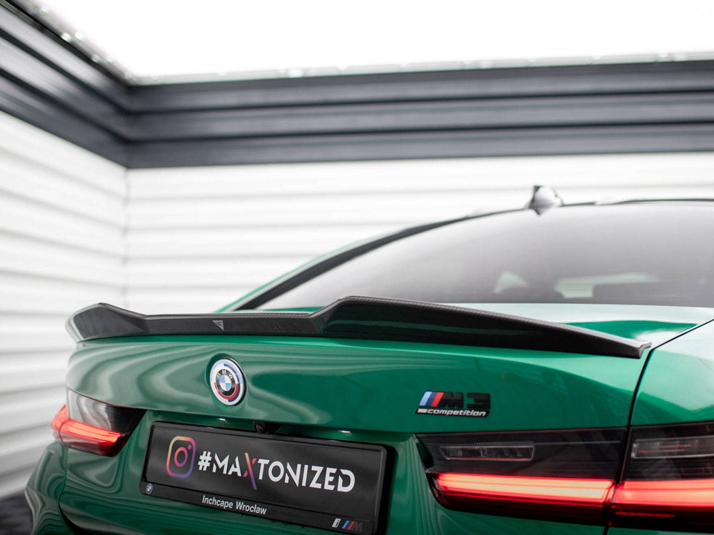 Carbon Fiber Tailgate Spoiler Bmw M3 G80 - Wayside Performance 