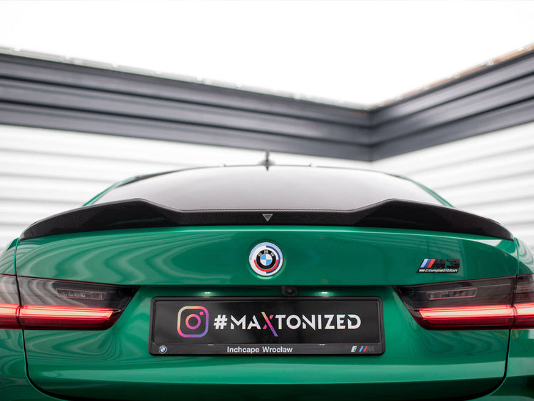 Carbon Fiber Tailgate Spoiler Bmw M3 G80 - Wayside Performance 