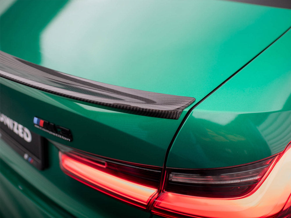 Carbon Fiber Tailgate Spoiler Bmw M3 G80 - Wayside Performance 