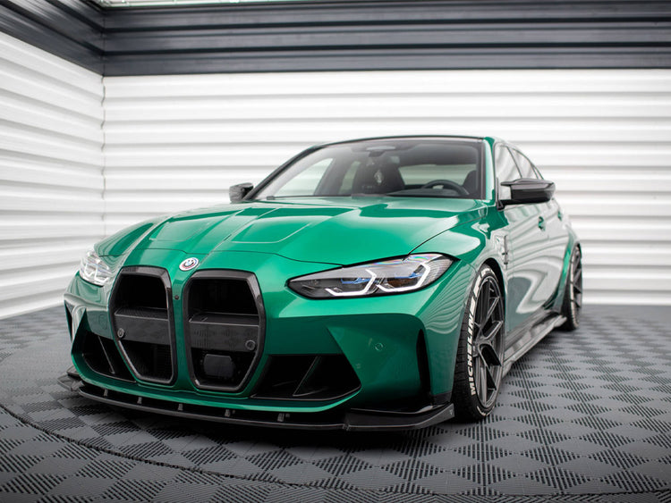Maxton Design Carbon Fiber Front Splitter V.1 BMW M4 G82/M3 G80 - Wayside Performance 