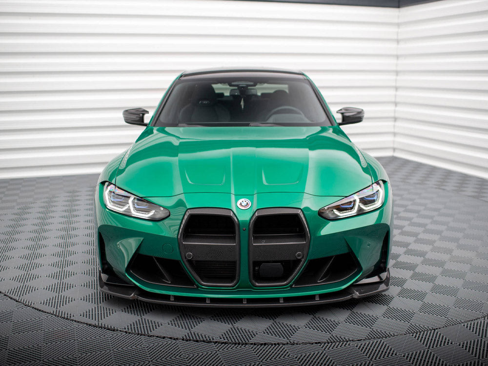 Maxton Design Carbon Fiber Front Splitter V.1 BMW M4 G82/M3 G80 - Wayside Performance 