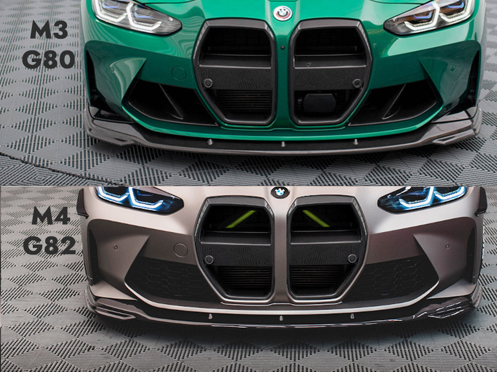 Maxton Design Carbon Fiber Front Splitter V.2 Bmw M4 G82/M3 G80 - Wayside Performance 