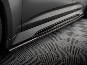 Carbon Fiber Side Skirts Audi Rs6 C8 / Rs7 C8 - Wayside Performance 