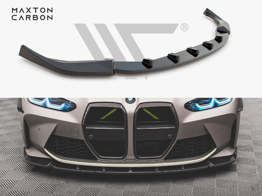 Maxton Design Carbon Fiber Front Splitter V.1 BMW M4 G82/M3 G80