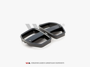 Carbon Fiber Front Grill + License Plate Holder Base Bmw M4 G82 / M3 G80 - Wayside Performance 