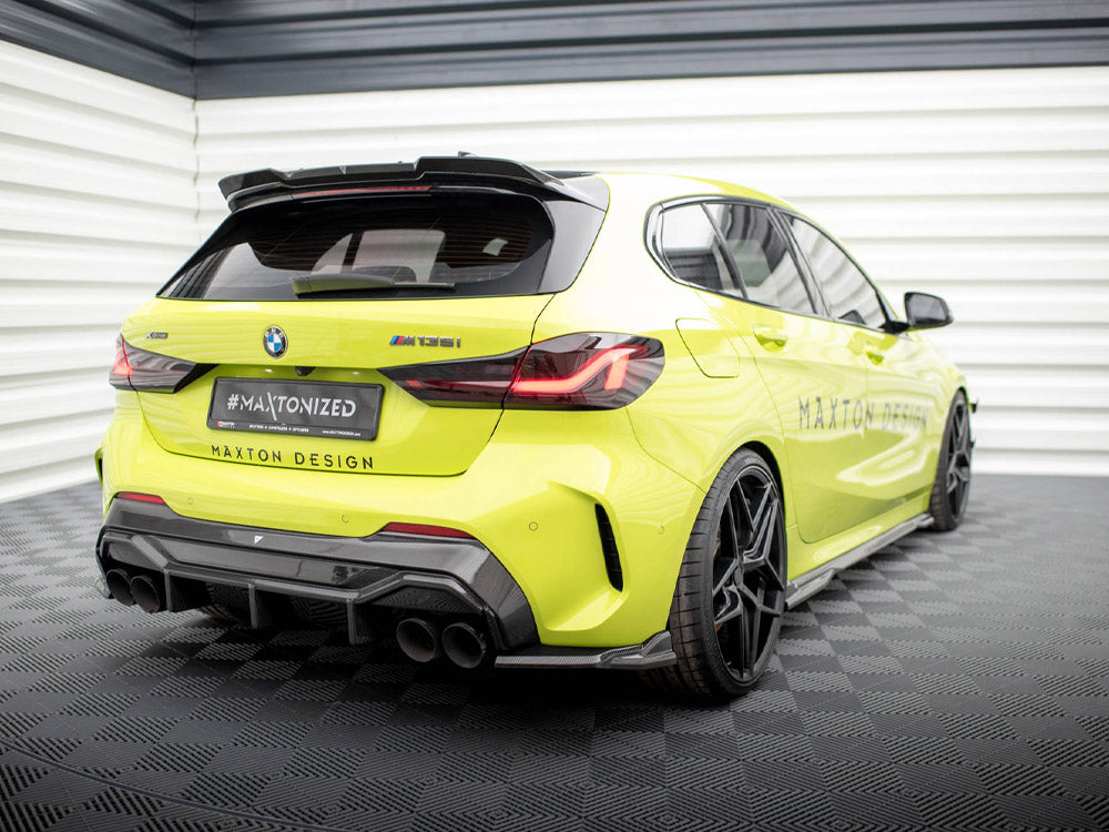 Carbon Fiber Rear Side Splitters Bmw 1 F40 M-pack / M135i - Wayside Performance