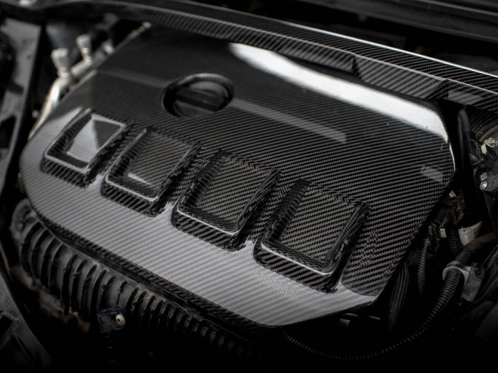 Carbon Fiber Engine Cover Bmw 1 F40 M135i - Wayside Performance 