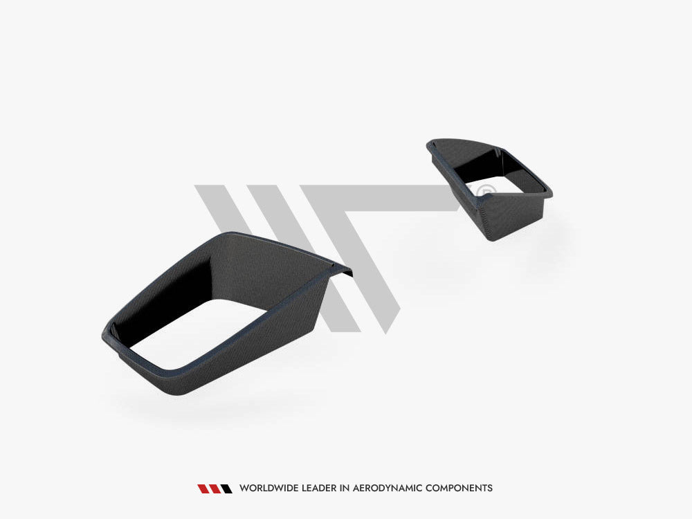 Carbon Fiber Front Bumper Side Vents Bmw 1 F40 M-pack / M135i - Wayside Performance 