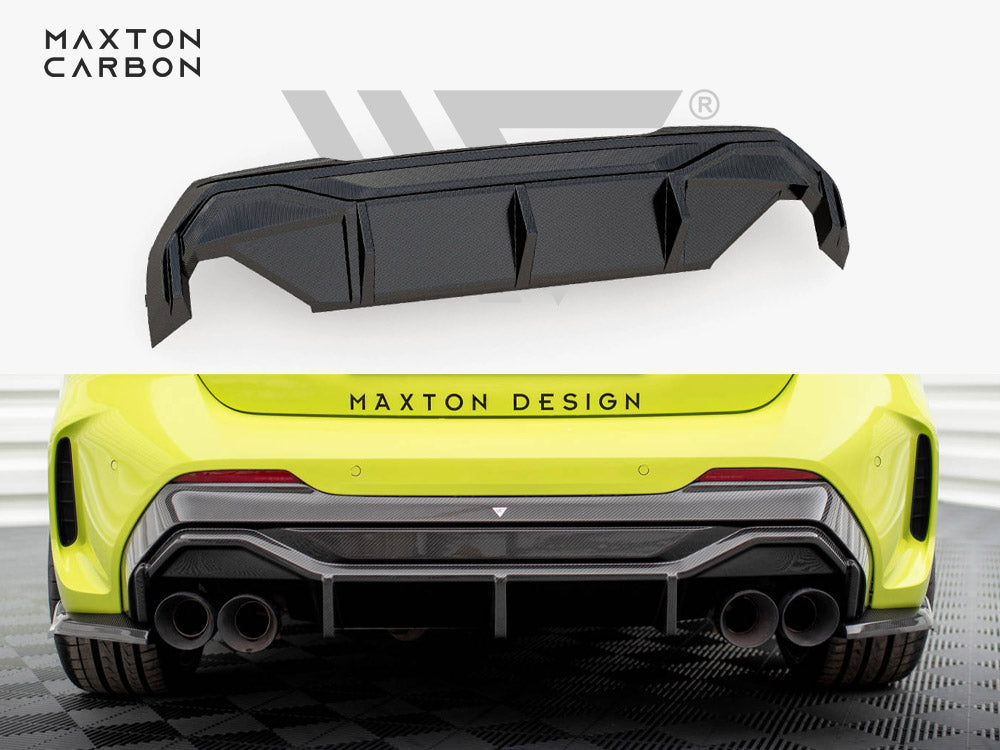 Carbon Fiber Rear Diffuser V.1 + Milltek Sport Exhaust Bmw 1 F40 M-pack / M135i - Wayside Performance