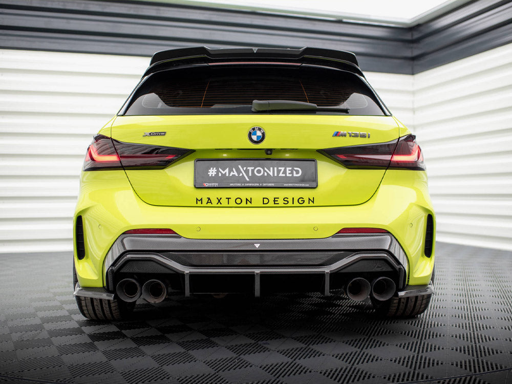 Carbon Fiber Rear Diffuser V.1 + Milltek Sport Exhaust Bmw 1 F40 M-pack / M135i - Wayside Performance