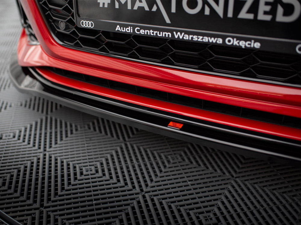 Maxton Design FRONT SPLITTER V.1 AUDI RS4 B9 FACELIFT - Wayside Performance 