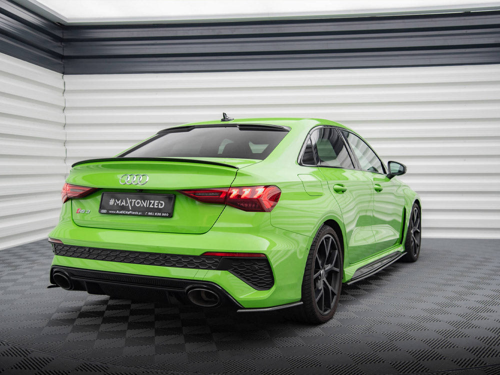 Carbon Fiber Rear Side Splitters Audi Rs3 Sedan 8y - Wayside Performance 