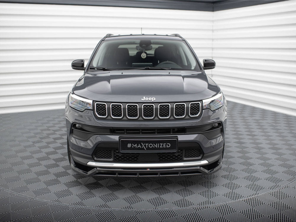 Maxton Design Front Splitter Jeep Compass Limited Mk2 Facelift - Wayside Performance 