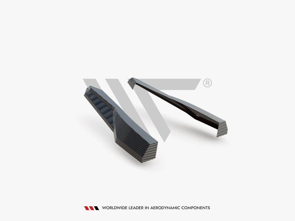 Carbon Fiber Rear Side Splitters Audi Rsq8 Mk1 - Wayside Performance 