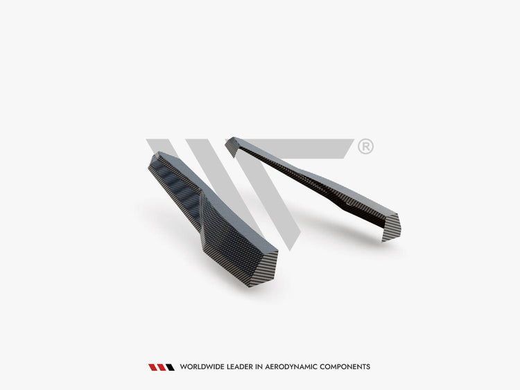 Carbon Fiber Rear Side Splitters Audi Rsq8 Mk1 - Wayside Performance 