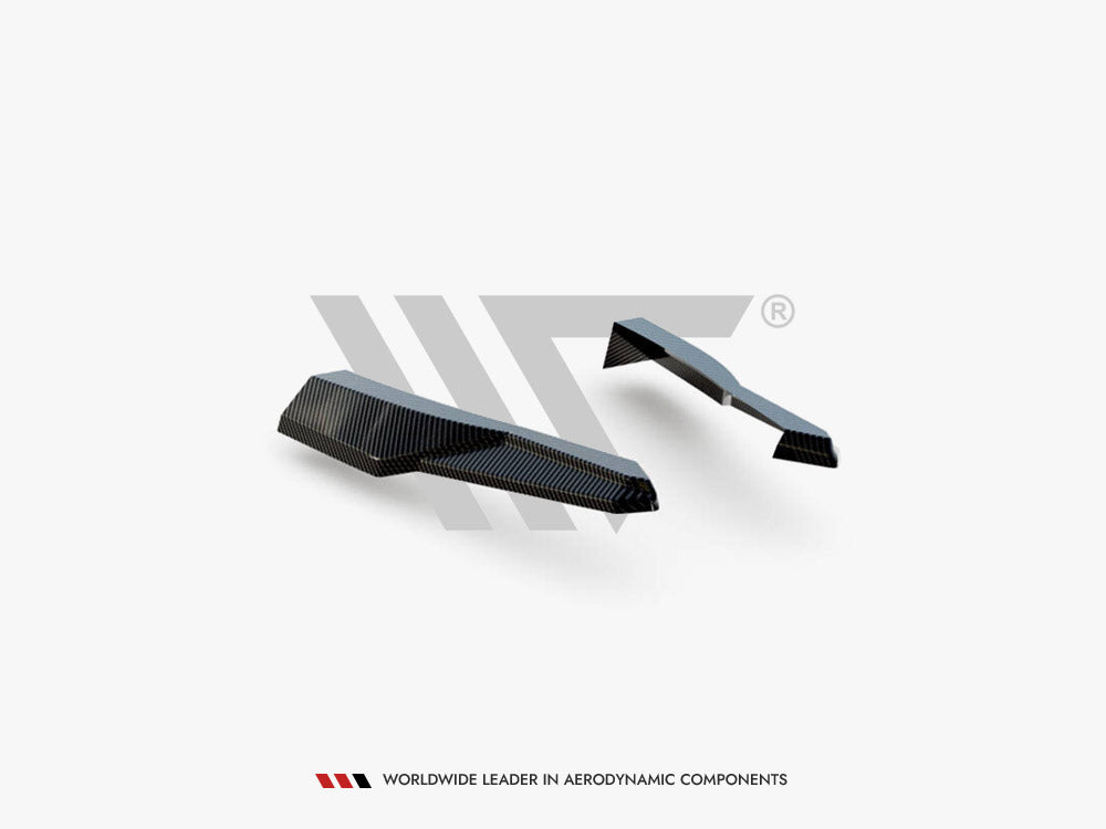 Carbon Fiber Rear Side Splitters Audi Rsq8 Mk1 - Wayside Performance 