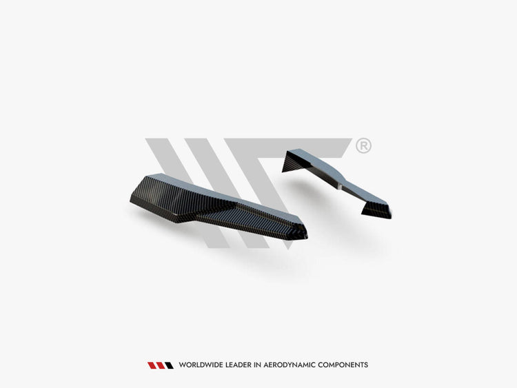 Carbon Fiber Rear Side Splitters Audi Rsq8 Mk1 - Wayside Performance 