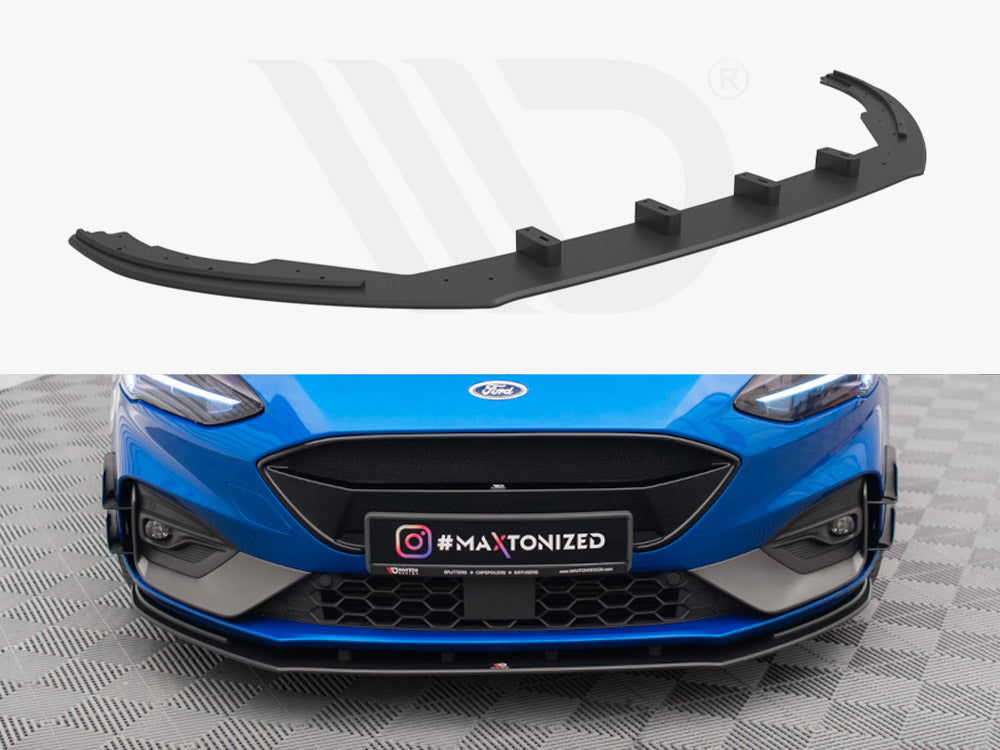 Maxton Design Street Pro Front Splitter Ford Focus St / St-line Mk4 - Wayside Performance 