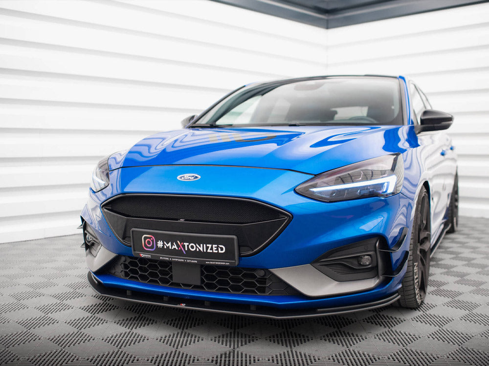 Maxton Design Street Pro Front Splitter Ford Focus St / St-line Mk4 - Wayside Performance 