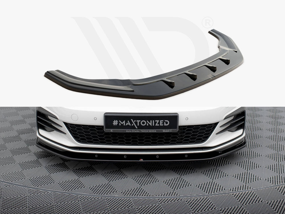 Maxton Design Front Splitter V.1 Vw Golf Gti 7.5 (2017-19) - Wayside Performance 