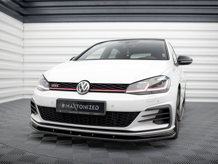 Maxton Design Front Splitter V.1 Vw Golf Gti 7.5 (2017-19) - Wayside Performance 