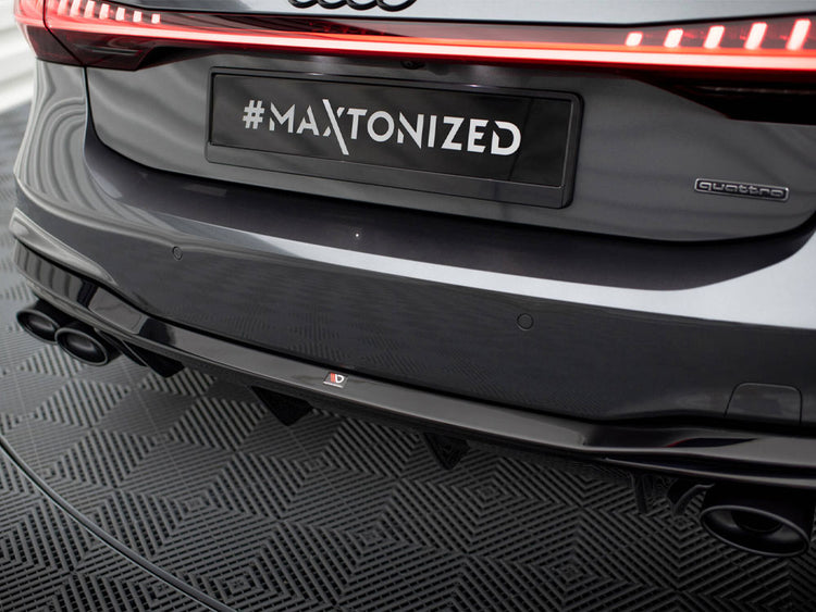 Maxton Design Rear Valance + Exhaust Ends Imitation Audi A7 S-Line C8 / S7 C8 / C8 Facelift / S7 Facelift - Wayside Performance 