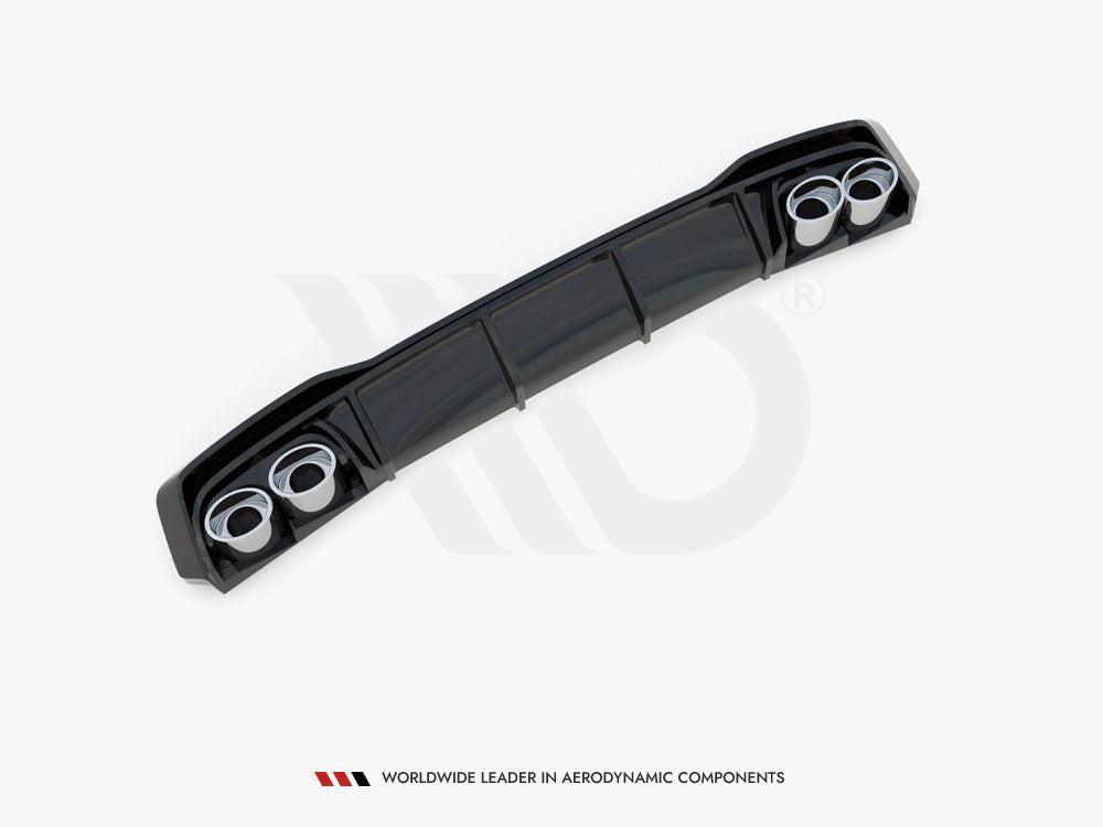 Maxton Design Rear Valance + Exhaust Ends Imitation Audi A7 S-Line C8 / S7 C8 / C8 Facelift / S7 Facelift - Wayside Performance 