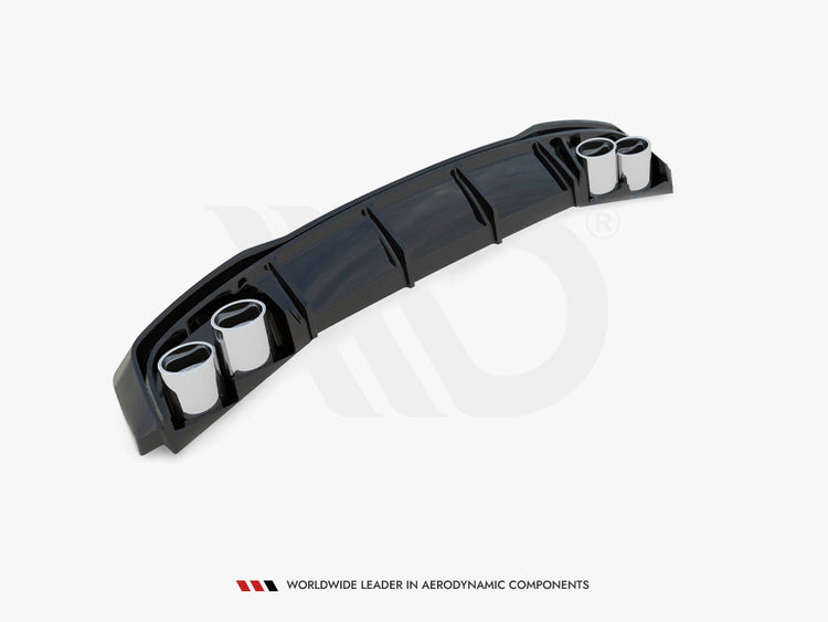 Maxton Design Rear Valance + Exhaust Ends Imitation Audi A7 S-Line C8 / S7 C8 / C8 Facelift / S7 Facelift - Wayside Performance 