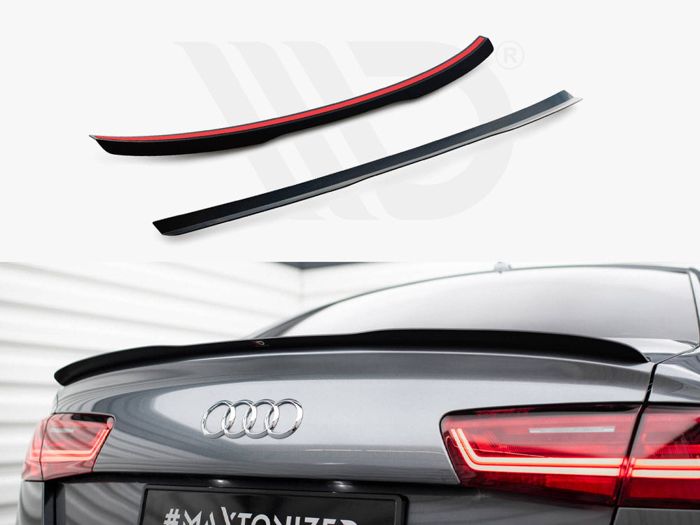 Maxton Design Spoiler CAP Audi A6 / A6 S-line C7 / C7 FL Sedan - Wayside Performance 
