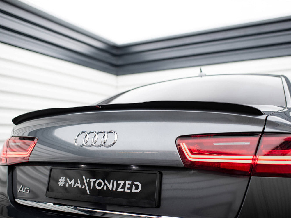 Maxton Design Spoiler CAP Audi A6 / A6 S-line C7 / C7 FL Sedan - Wayside Performance 