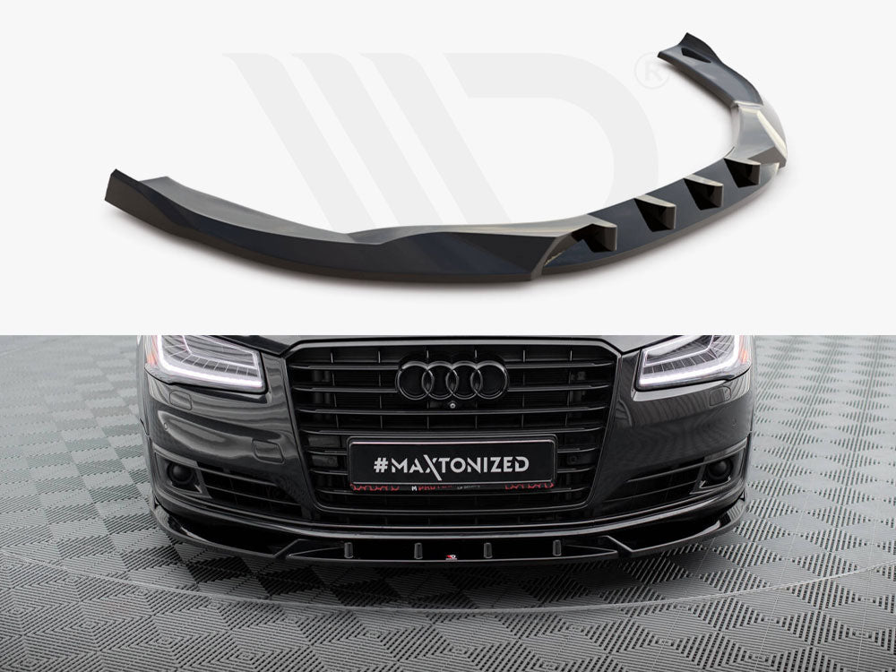 Maxton Design FRONT SPLITTER AUDI A8 D4 FACELIFT - Wayside Performance 