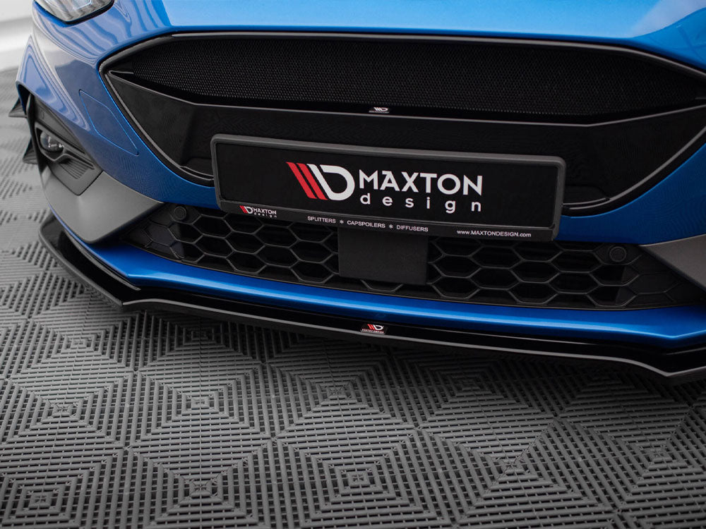 Maxton Design Front Splitter V.1 Ford Focus St / St-line Mk4 - Wayside Performance 