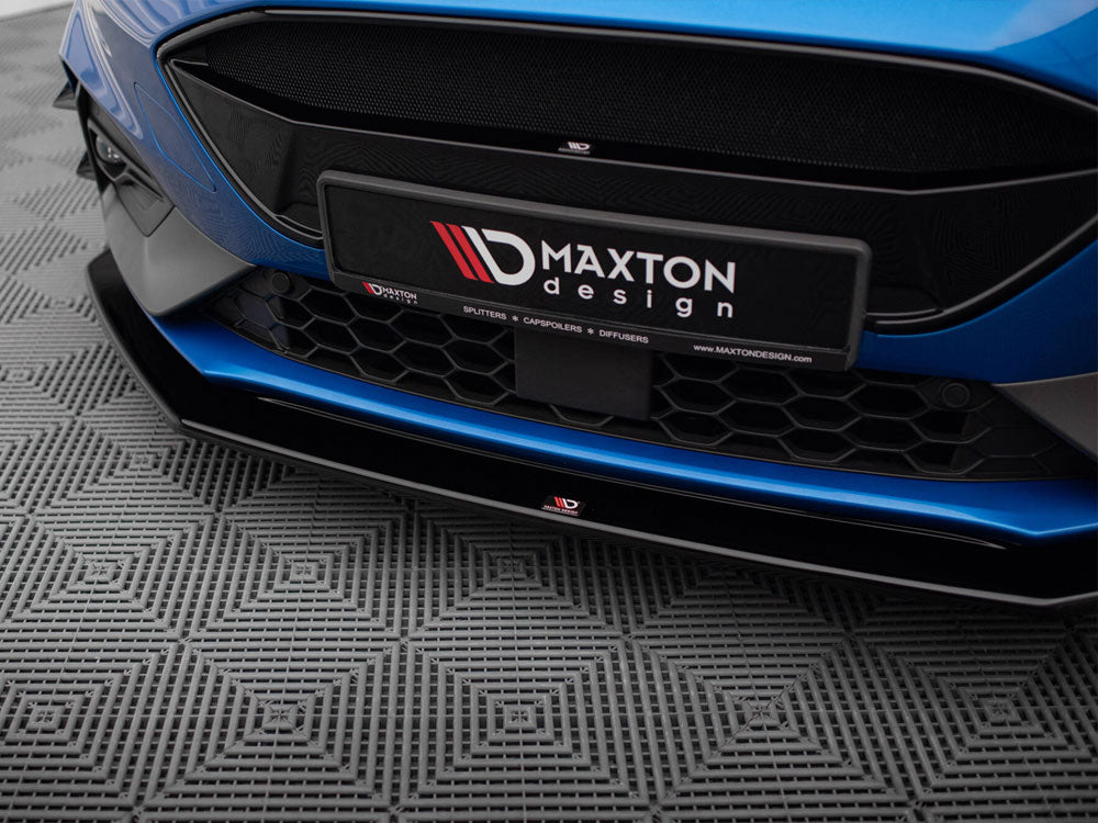 Maxton Design Front Splitter V.6 Ford Focus Mk4 St / St-line - Wayside Performance 