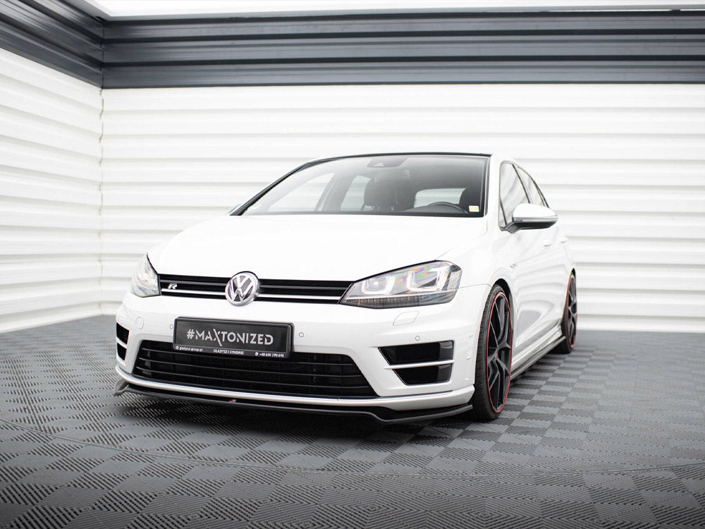 Maxton Design Front Splitter V.2 Vw Golf 7 R / R-line (2012-2016) - Wayside Performance 