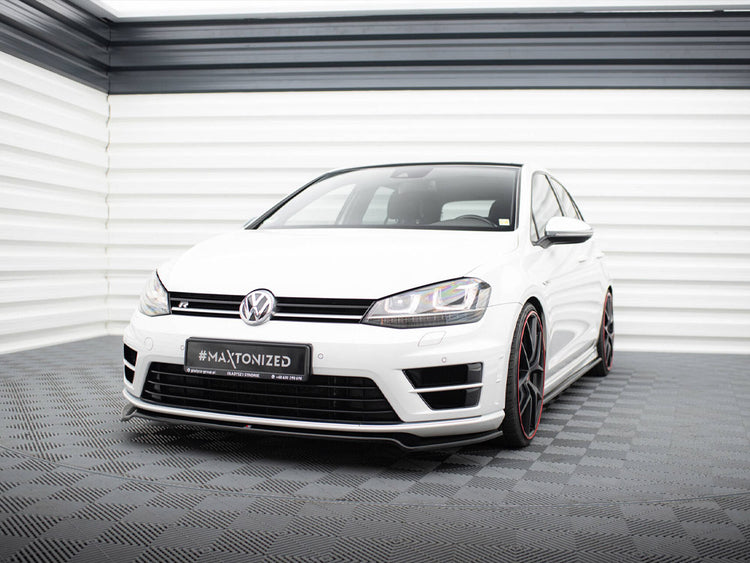 Maxton Design Front Splitter V.2 Vw Golf 7 R / R-line (2012-2016) - Wayside Performance 