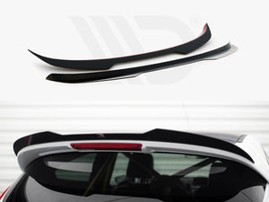 Maxton Design Spoiler Cap Ford Fiesta Mk7.5 St Black and White Edition (2013-2017) - Wayside Performance 