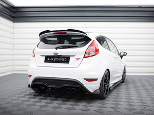 Maxton Design Spoiler Cap Ford Fiesta Mk7.5 St Black and White Edition (2013-2017) - Wayside Performance 