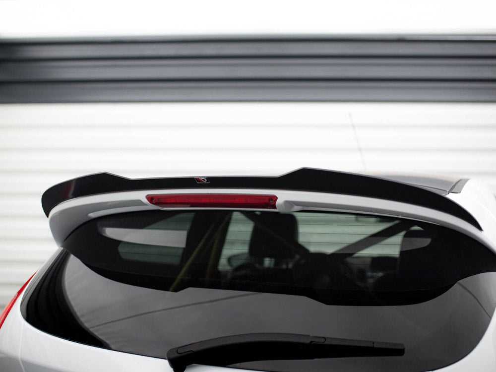 Maxton Design Spoiler Cap Ford Fiesta Mk7.5 St Black and White Edition (2013-2017) - Wayside Performance 