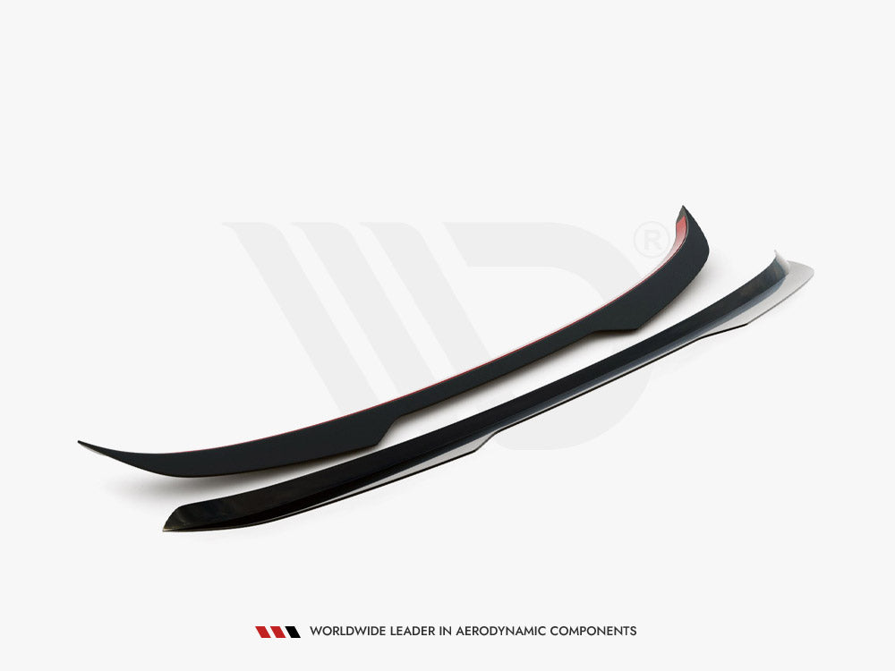Maxton Design Spoiler Cap Ford Fiesta Mk7.5 St Black and White Edition (2013-2017) - Wayside Performance 